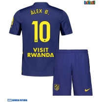 Camisa de Futebol Atletico Madrid Alex Baena #10 Equipamento Secundário Infantil 2025-26 Manga Curta (+ Calças curtas)